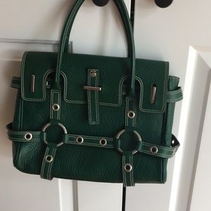 Genuine Luella Giselle Green Leather Satchel